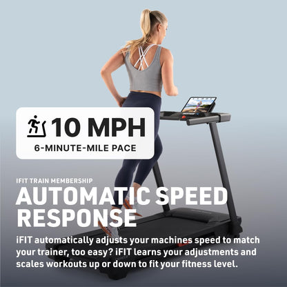 NordicTrack T Series 5 Foldable Home Treadmill with Smart Training Features