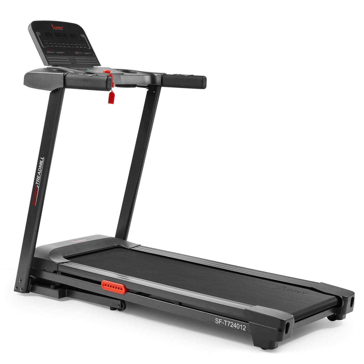 Sunny Health & Fitness Active 400 Foldable Treadmill with Auto Incline & Bluetooth Connectivity