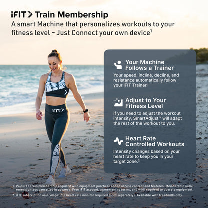 NordicTrack T Series 5 Foldable Home Treadmill with Smart Training Features